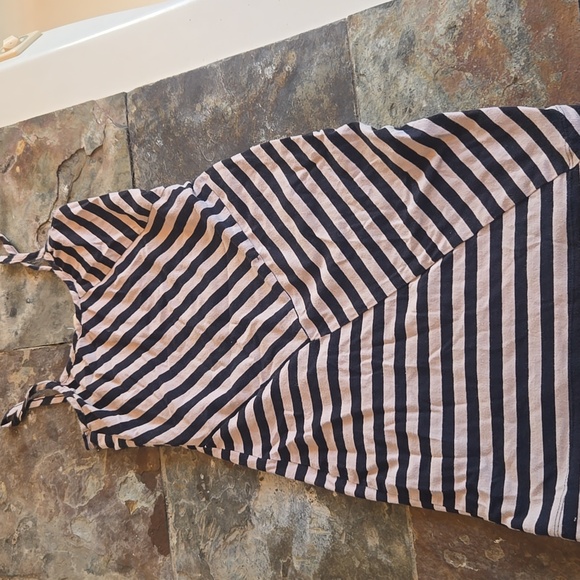 Monteau Dresses & Skirts - Monteau Black and White Striped Dress